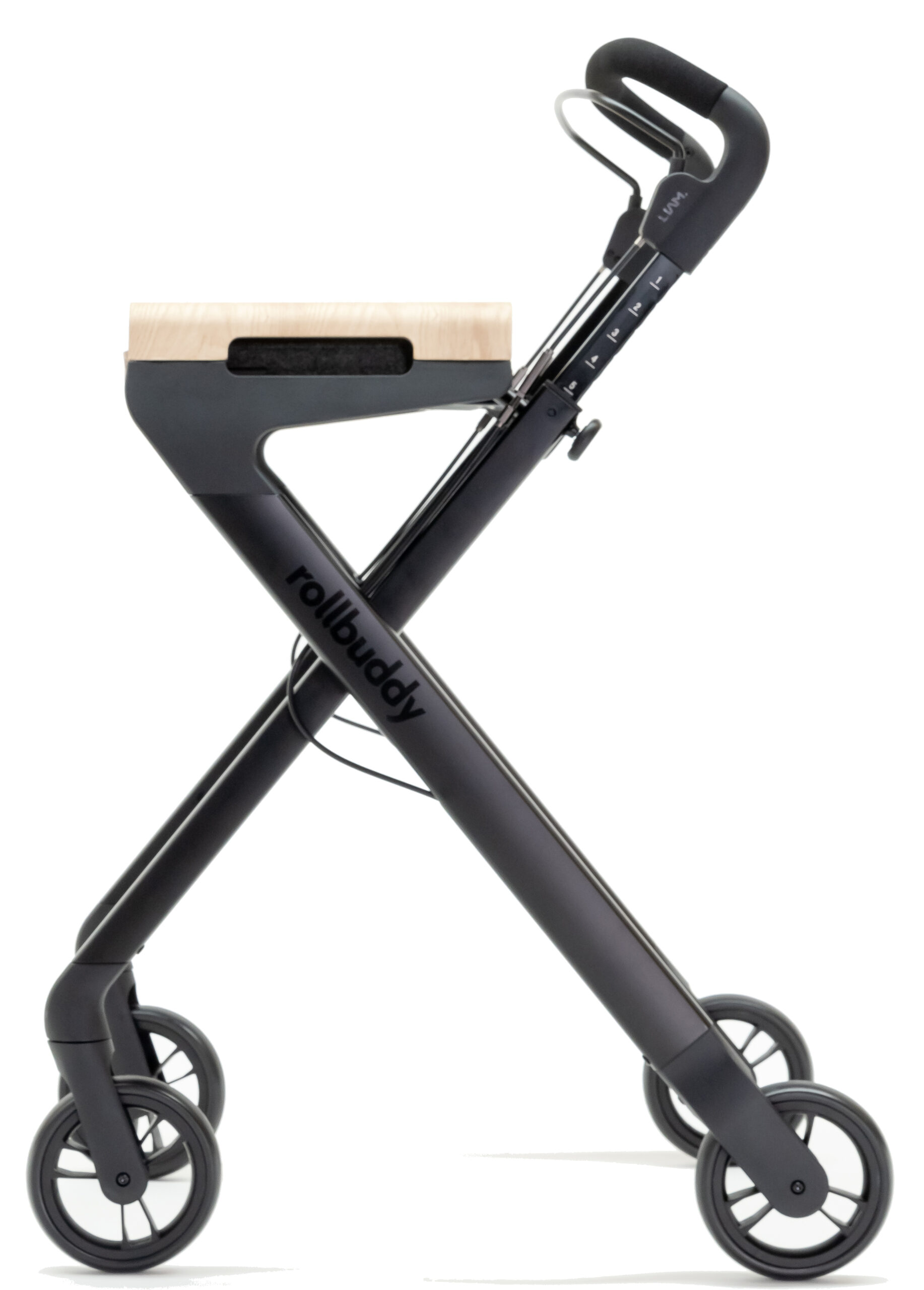 De Rollbuddy Indoor Rollator is een ijzersterk lichtgewicht